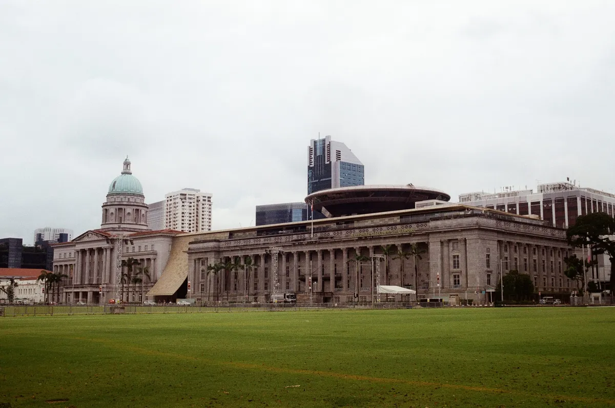 The National Gallery Singapore shot at f/5.6, 1/125s, on Kodak Gold 200